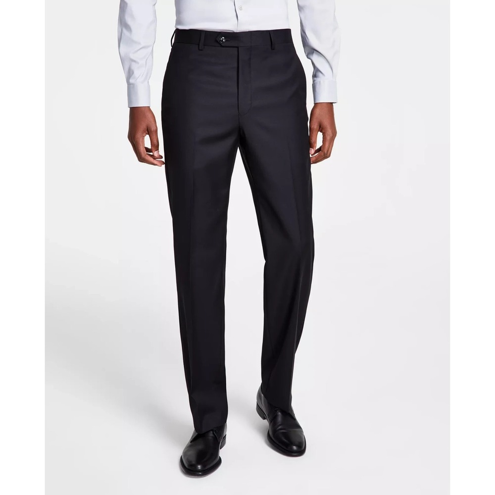 Michael Kors Mens Classic fit Wool-Blend Stretch Solid Suit Separates Pant 34x30